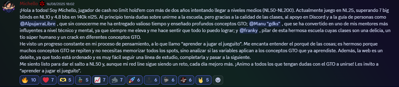 Captura real de feedback de la comunidad AtomicSolver 5